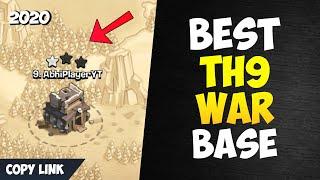 Best TH9 War Base Link 2020!! TH9 Anti 2 Star War Base - Clash of Clans