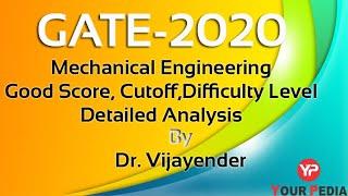 GATE-2020 Mechanical I Analysis I Forenoon & Afternoon Combined