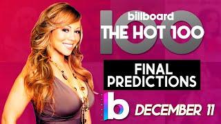 Final Predictions! Billboard Hot 100 Top 50 Singles (December 11th, 2021)