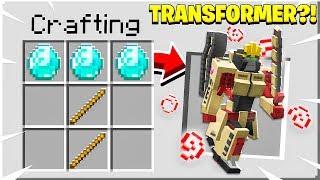 MINECRAFT But EVERY Crafting Recipe is RANDOM! (Crazy Craft)