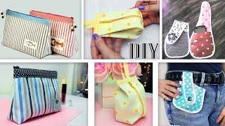 3 DIY SUPER FAST MINI POUCH IDEAS POSSIBLE TO MAKE IN 5 MIN // Useful Woman's Hacks