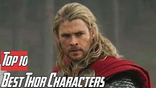 Top 10 best characters in Thor movies (By Vote) || The Indian Guy