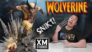 IS THIS THING WORTH $1,000? Best Wolverine Statue? NEW XM Studios Brown Wolverine Unboxing & Review!
