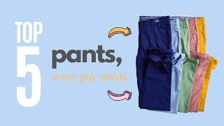 Top 5 Pants Every Guy Must Own | Trends for 2020, You NEED NOW | You R Awesome | qazee