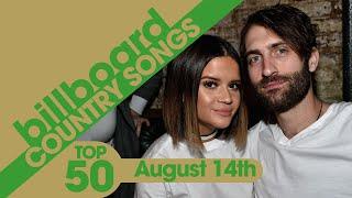 Billboard Country Songs Top 50 (August 14th, 2021)