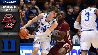 Boston College vs. Duke Condensed Game | 2019-20 ACC Men's Basketball