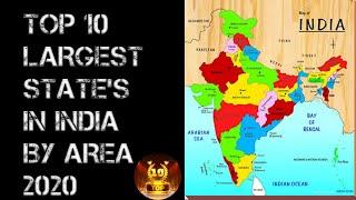 10 largest state's in India in terms of area [4k] | Top 10 best