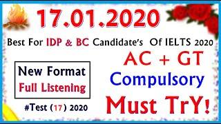IELTS LISTENING PRACTICE TEST 2020 WITH ANSWERS | 17.01.2020