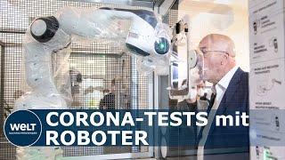 INNOVATION IN DER PANDEMIE: Dieser Roboter kann Corona-Test kontaktlos durchführen