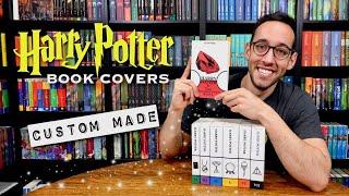 CUSTOM HARRY POTTER BOOK COVERS UNBOXING | BY ONE OF YOU!