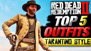 Top 5 Red Dead Redemption 2 Outfits - Red Dead Online & Story Mode TARANTINO STYLE
