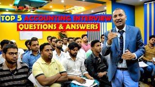 Finance & Accounting Top 5 Interview Questions and Answers | Accounts, Accounting, Finance Jobs 2020