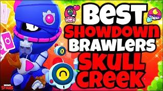 TOP 10 BEST Brawlers for Skull Creek in Showdown! - Brawler Tier list - Brawl Stars