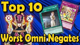 Top 10 Worst Omni Negates in YuGiOh