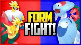 Dracozolt vs Arctozolt vs Dracovish vs Arctovish | Pokémon Form Fight (Sword & Shield) 4K