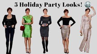 5 Holiday Party Outfit Ideas | Dominique Sachse