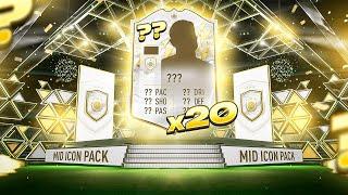 THIS IS WHAT I GOT IN 20X MID ICON PACKS! | FIFA 22 ULTIMATE TEAM