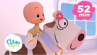 Old Macdonald Had a Farm and more Nursery Rhymes of Cleo and Cuquin | Songs for Kids