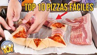 TOP 10 PIZZAS CASERAS | 10 pizzas FÁCILES y RÁPIDAS para hacer en casa