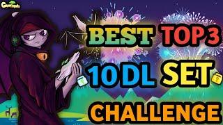 BEST NEW 10 DLS SET CHALLENGE (TOP 3 SET) | Growtopia - Set Challenge #124