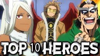 Billboard Top 10 Heroes Explained / My Hero Academia