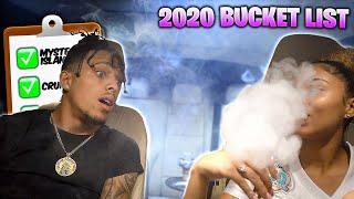 WE REVEALED OUR 2020 SUMMER BUCKET LIST! **Hookah Session**