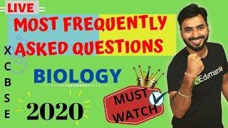 MOST IMPORTANT AND FREQUENTLY ASKED QUESTIONS BIOLOGY/SCIENCE | CLASS 10 CBSE BOARD EXAMS