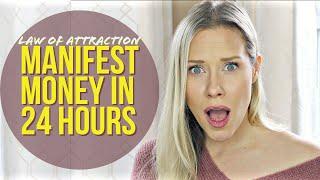 MANIFEST MONEY 24 HOURS OR LESS | Real Results Law of Attraction