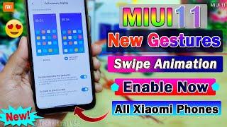 Finally MIUI 11 New Swipe Gestures Update Enable Any Xiaomi Phones | MIUI 11 Android 10 Gestures