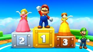 Mario Party: Star Rush Minigames - Mario vs Luigi vs Peach vs Daisy