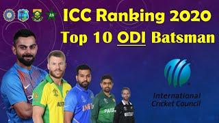 ICC Ranking 2020 | Top 10 ODI Batsman | Top 10 ODI Batsman List ICC Ranking 2020