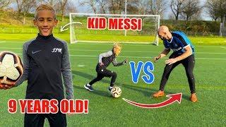 I Challenged The World’s best KID Footballer To A  Competition - KID MESSI!