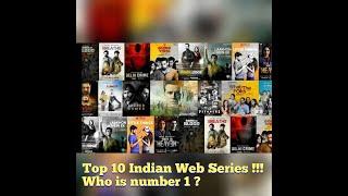 Top 10 Indian Web Series !!! Who is Number 1