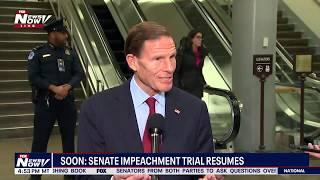 THEY'RE MARCHING OFF A CLIFF: Blumenthal says Reps aren't seeing the evidence