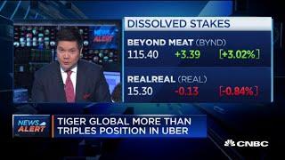 Tiger Global more than triples position in Uber