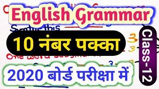 Class 12 English grammar synthesis synonyms one word substitution and syntax in one video||