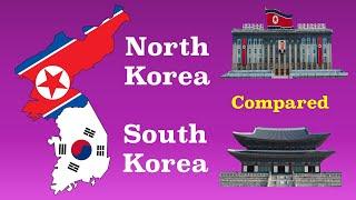 North Korea and South Korea Compared