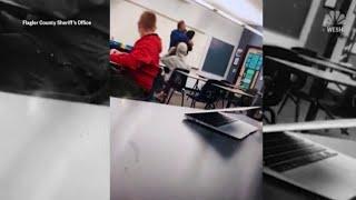 Florida teacher charged after classroom assault