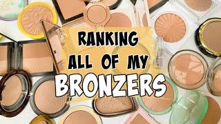 RANKING ALL OF MY BRONZERS!