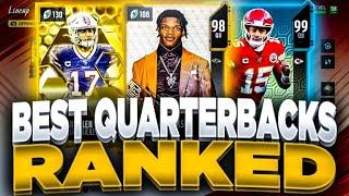 BEST QUARTERBACK CARDS YOU NEED!! | RANKING THE BEST QUARTERBACKS IN MADDEN 20 ULTIMATE TEAM!!