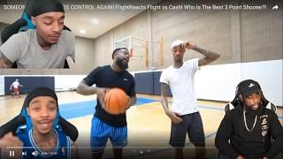 Reacting To FLIGHT THREW THE BALL AFTER I BEAT HIM IN 3 POINT SHOOTOUT HAHA!