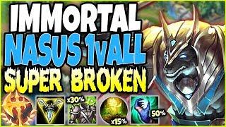 CRAZY Immortal Nasus 1vALL 