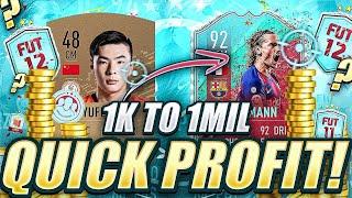 FIFA 20 - HOW TO TRADE FROM 1K TO 1 MILLION COINS QUICKLY! STEP BY STEP! (BEST TRADING METHODS)