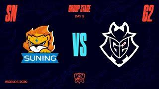 SN vs G2 - Tiebreaker | Worlds Group Stage Day 5 | Suning vs G2 Esports (2020)