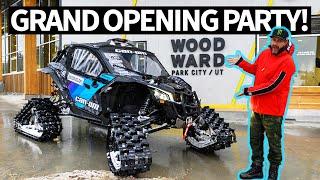 Ken Block Goes to Woodward Park City Grand Opening! Biggest Action Sports Fantasyland in the World??