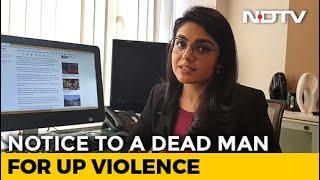 UP Cops Send Notices To 2 Men In Their 90s, Dead Man For Violence | NDTV Newsroom Live