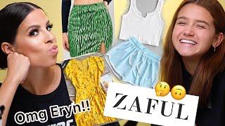 ERYN BOUGHT MY ZAFUL CLOTHES! CLOTHING HAUL