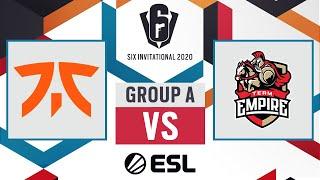 Fnatic vs. Team Empire – Six Invitational 2020 – Group A – Day 3