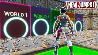 This 5 WORLD Deathrun has ORIGINAL levels in it... *FUN* (Fortnite Creative)