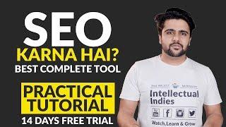 The BEST Complete tool for SEO (Hindi) + Free Trial